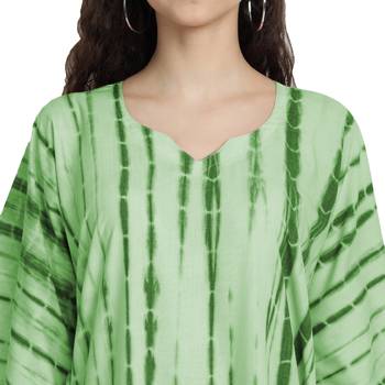 JSDC Casual Wear Printed Tie-Dye Women Long Cotton Kaftan 2