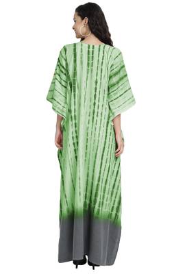 JSDC Casual Wear Printed Tie-Dye Women Long Cotton Kaftan 5