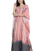 JSDC Tie Dye Cotton Printed Women Long Caftan Kaftan Kurta