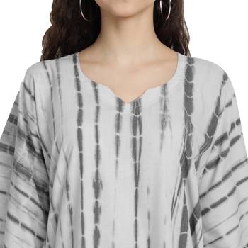 JSDC Outdoor Wear Cotton Printed Women Long Free Size Kaftan 2