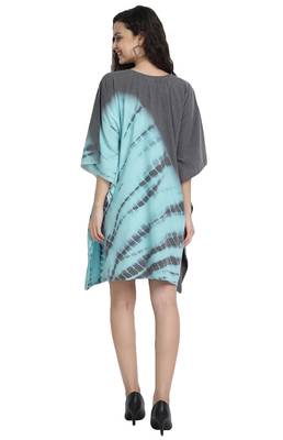 JSDC Lounge Wear Printed Tie Dye Cotton Fabric Women Kaftan 5