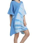 JSDC Printed Daily Wear Women Cotton Tie Die Short Kaftan