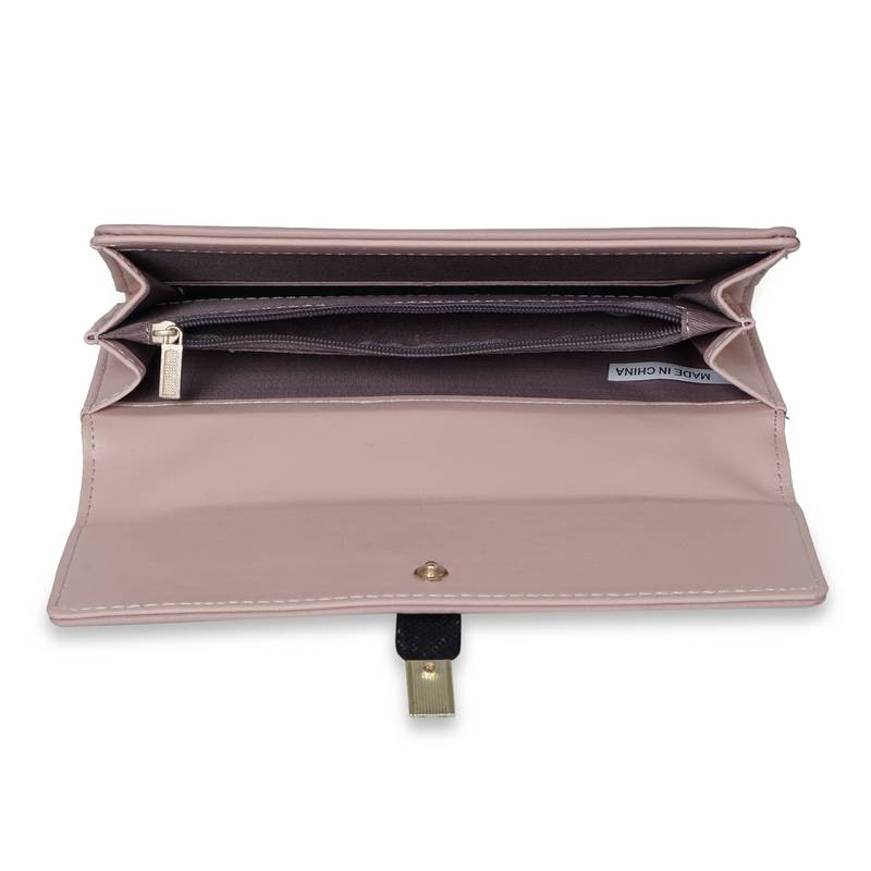 NFI essentials Wallet for Girl's Stylish Clutch Hand Women's Wallet Card Holders Money Purse Mobile Pouch Bag (Beige)