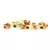 Gold Plated Studded Set of Two Bangles