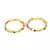 Gold Plated Studded Set of Two Bangles