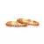 Gold Plated Stone Studded Set of Two Bangles
