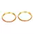 Gold Plated Stone Studded Set of Two Bangles