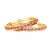 Gold Plated Stone Studded Set of Two Bangles