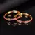 Gold Plated Stone Studded Set of Two Bangles