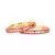 Purple Gold Plated Set of Two Bangles