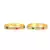 Gold Plated Stone Studded Set of Four Bangles