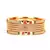 White Gold Plated Stone Studded Set of Six Bangles