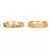 White Gold Plated Stone Studded Set of Six Bangles
