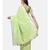Unitex Fashion  Premium Quality Pista Green with Silver Linen Zari Border saree