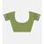 Unitex Fashion  Premium Quality Pista Green with Silver Linen Zari Border saree