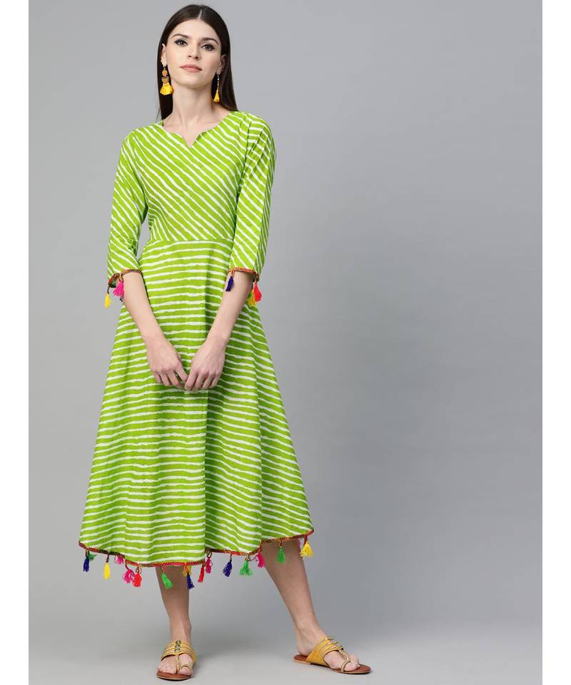 leheriya dress design Buy Orange leheriya suit set Online in India