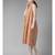 Beige Leheriya Printed Box Pleated A-Line Dress