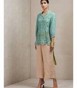 Collar Neck 3/4 Sleeves Printed Kurti
