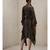 Asymmetric Kurta With Twisted Collar