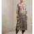Grey Floral Print Kurta Set
