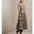 Grey Floral Print Kurta Set