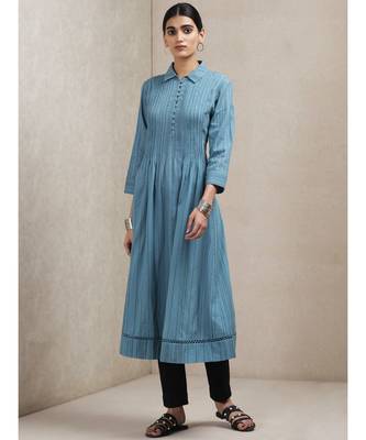Blue Striped Kurta 1