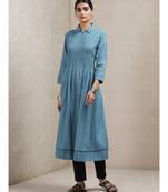 Blue Striped Kurta