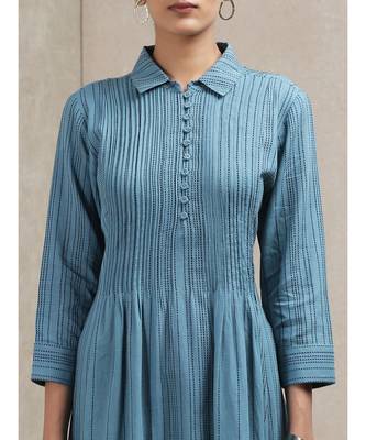 Blue Striped Kurta 5