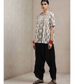 Beige Paisley Print Kurti