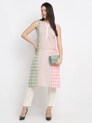 White embroidered cotton kurtas-and-kurtis 5