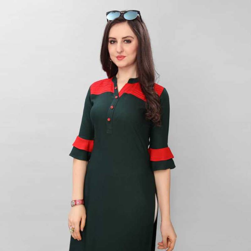 Fashion Kreza Heavy 14 Kg Rayon Women's Stitched Kurta