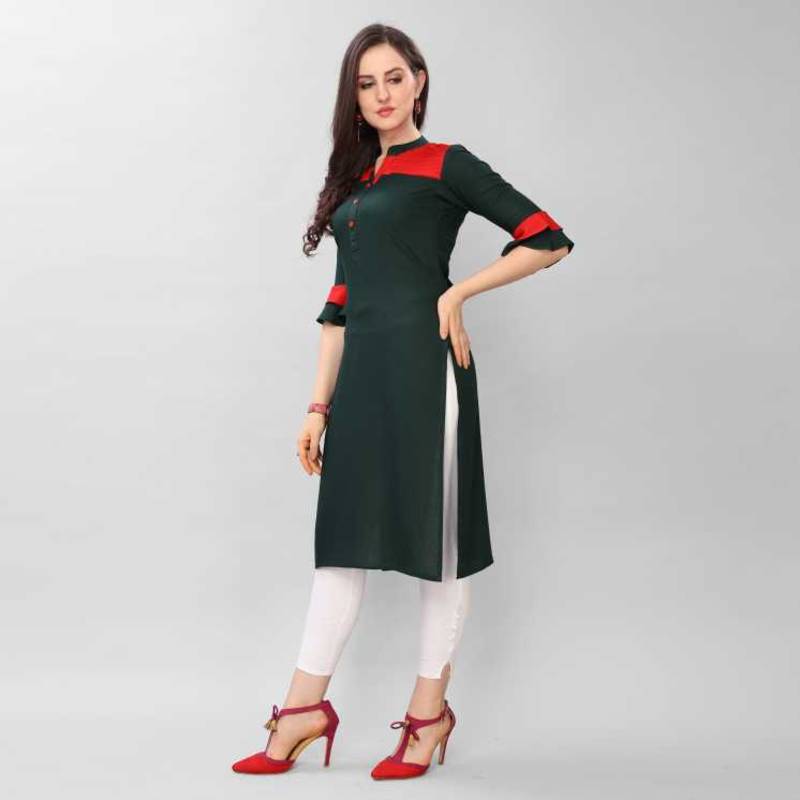 Fashion Kreza Heavy 14 Kg Rayon Women's Stitched Kurta