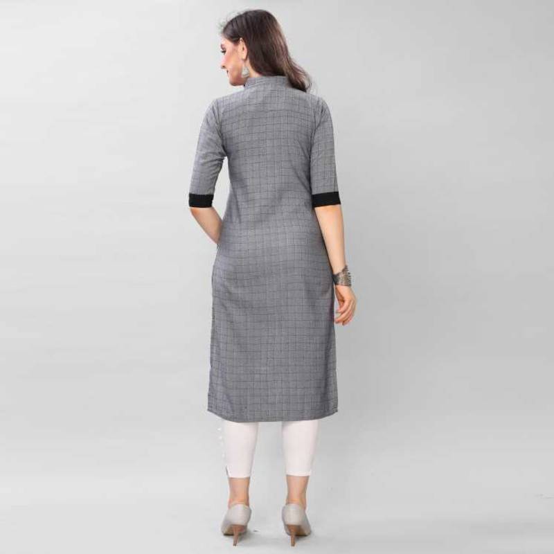 Fashion Kreza South Cotton Women's Straight Kurti A-Line Kurta