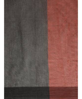 Black Plain Cotton Handloom Sarees With Blouse 4