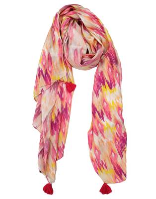 Pleasing Muslin Fabric Multicolor Printed women scarf/Stoles 1