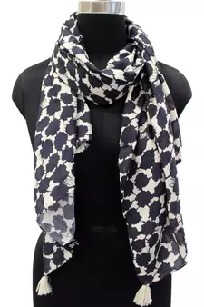Alluring Muslin Fabric Multicolor Printed women scarf/Stoles