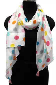 Appealing Muslin Fabric Multicolor Printed women scarf/Stoles