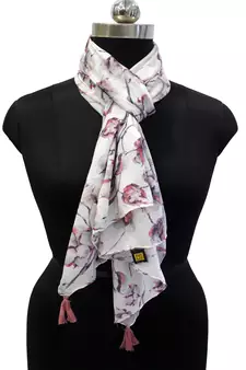 Dazzling Muslin Fabric Multicolor Printed women scarf/Stoles