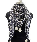 Pleasing Muslin Fabric Multicolor Printed women SQUARE scarf/Stoles