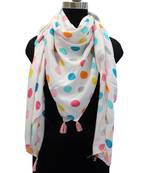 Appealing Muslin Fabric Multicolor Printed women SQUARE scarf/Stoles