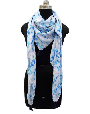 Stunning Muslin Fabric Multicolor Printed women SQUARE scarf/Stoles 3