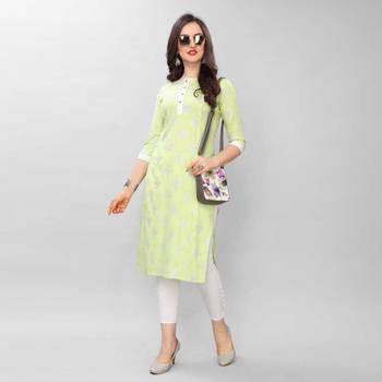 Fashion Kreza South Cotton Women's Straight Kurta 1
