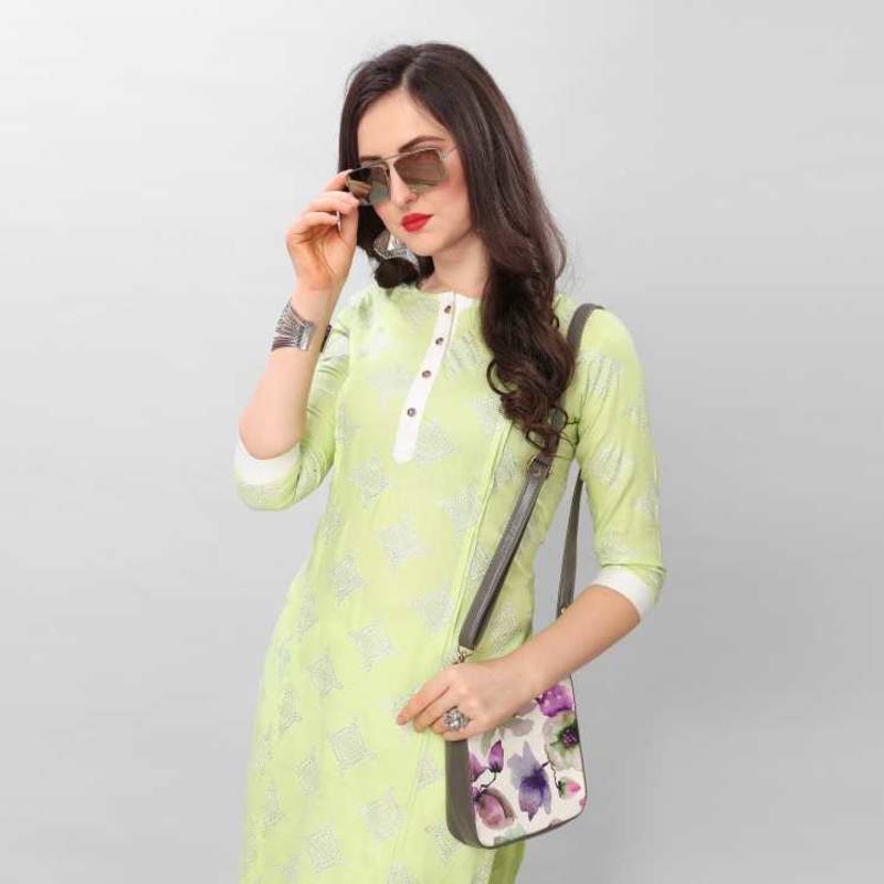 Fashion Kreza South Cotton Women's Straight Kurta