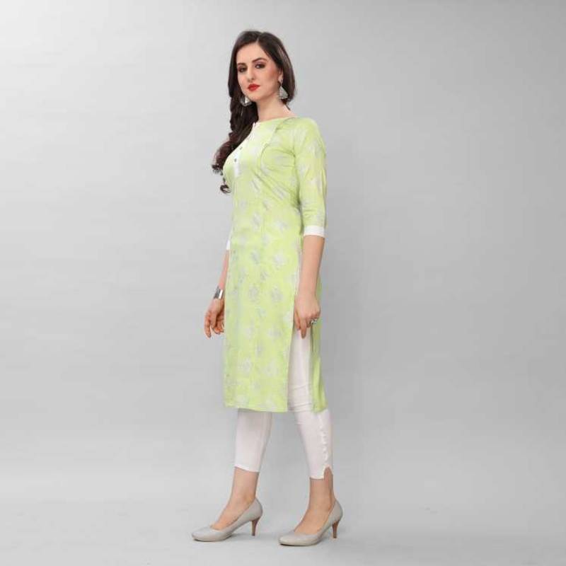 Fashion Kreza South Cotton Women's Straight Kurta