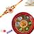 Shrinathji Raksha Bandhan Shagun Thali , with 200 gms. Kaju katali
