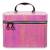 NFI essentials Makeup Bag Set of 3 Cosmetic Box Jewellery Bridal Box Trousseau Box Vanity Beauty Case Organizer (Pink)