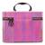 NFI essentials Makeup Bag Set of 3 Cosmetic Box Jewellery Bridal Box Trousseau Box Vanity Beauty Case Organizer (Pink)