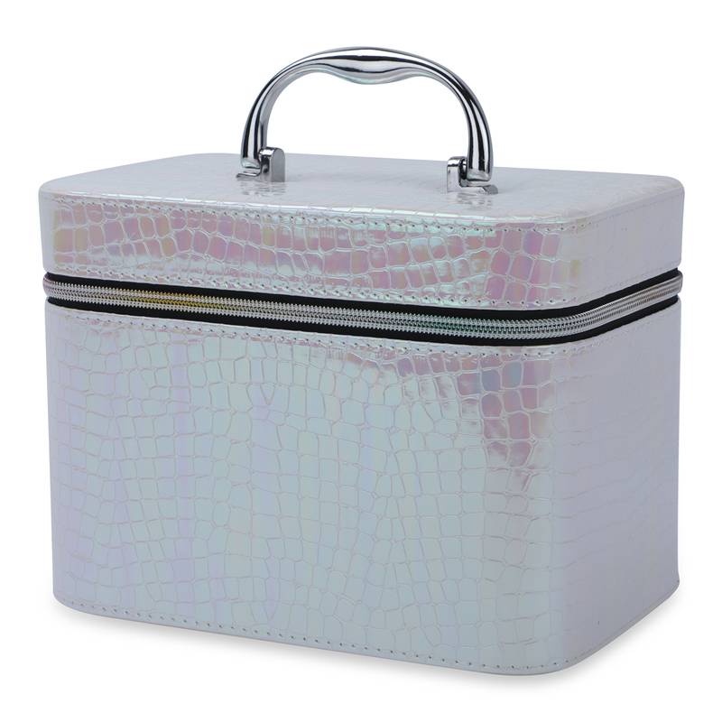 NFI essentials Makeup Bag Set of 3 Cosmetic Box Jewellery Bridal Box Trousseau Box Vanity Beauty Case Organizer (Pink)