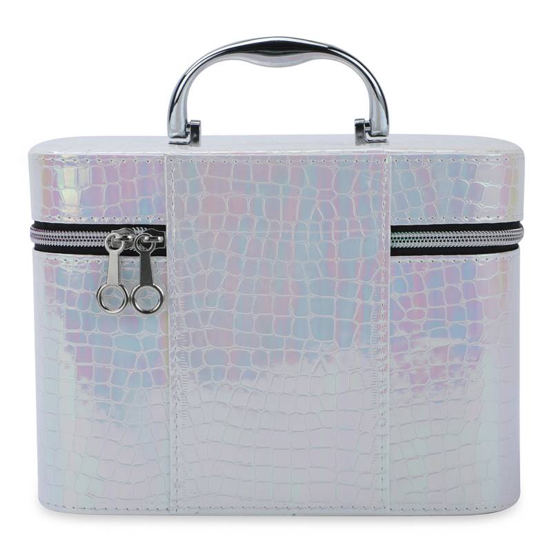 NFI essentials Makeup Bag Set of 3 Cosmetic Box Jewellery Bridal Box Trousseau Box Vanity Beauty Case Organizer (Pink)