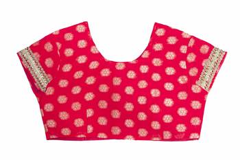 Bhartiya Paridhan Girls Ready To Wear Stitched 6 Yard Aboli Red Saree With Stitched Blouse 4